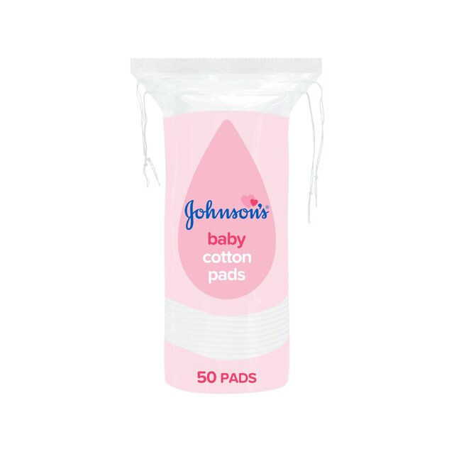 Johnson's Baby Cotton Pads- 50 Pads thumbnail 2