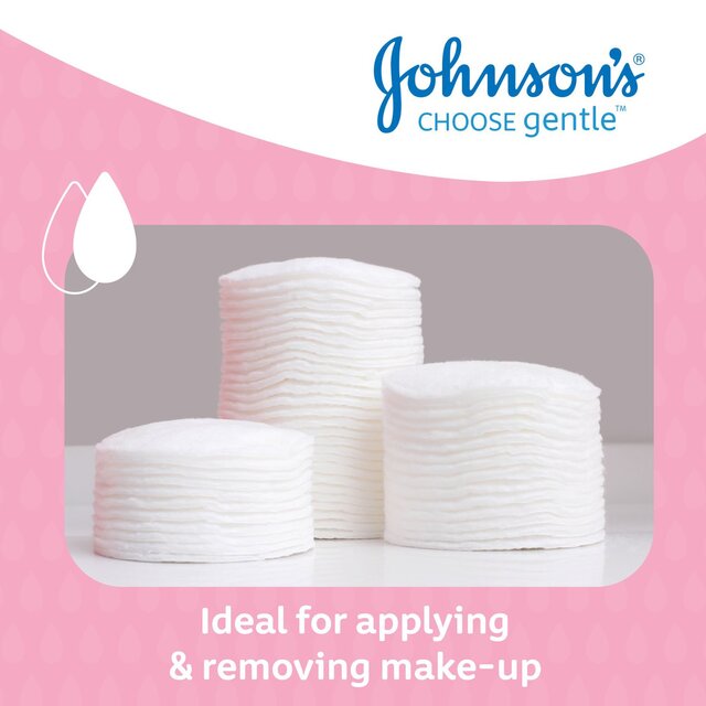Johnson's Baby Cotton Pads- 50 Pads thumbnail 6