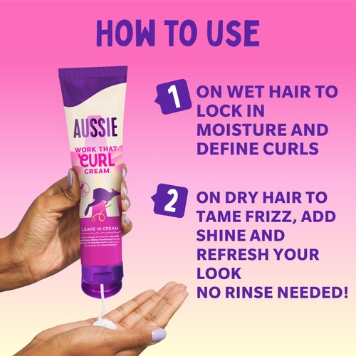 Aussie Curls Leave-In Defining Curl Hair Cream thumbnail 7