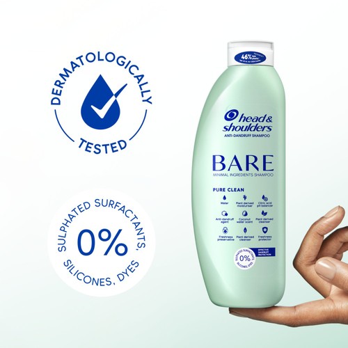 Head & Shoulders Bare Pure Clean Shampoo thumbnail 7