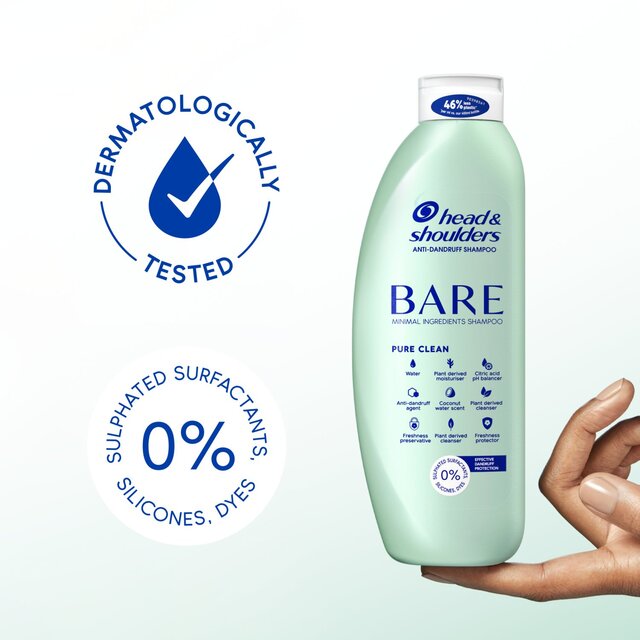 Head & Shoulders Bare Pure Clean Shampoo thumbnail 5