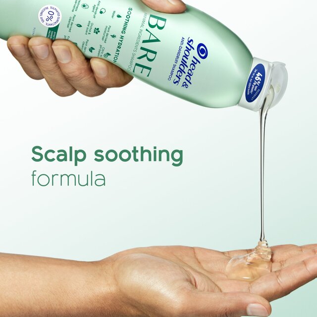 Head & Shoulders Bare Soothing Hydration Shampoo thumbnail 7