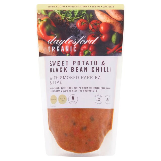 Daylesford Organic Sweet Potato & Black Bean Chilli