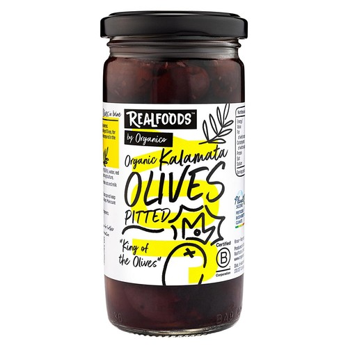 Realfoods by Organico Organic Kalamata Pitted Olives