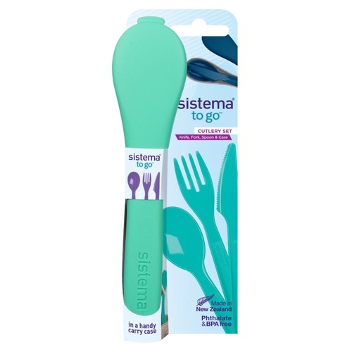 Sistema To Go Cutlery Travel Set Portable Reusable Utensils thumbnail 4