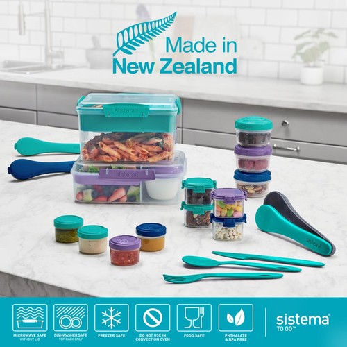 Sistema To Go Cutlery Travel Set Portable Reusable Utensils thumbnail 8