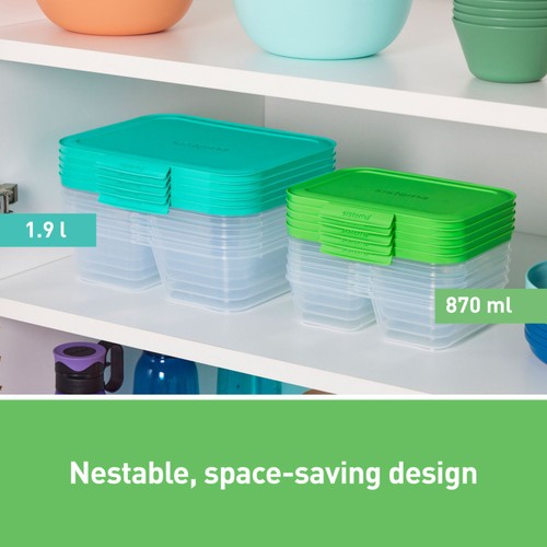 Sistema Nest It Meal Prep Containers 870ml 5 Pack Airtight thumbnail 6