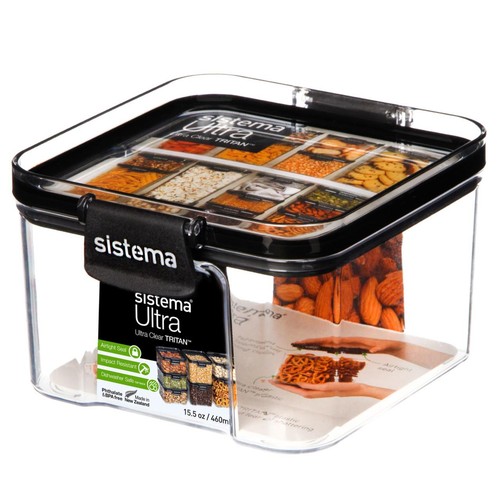 Sistema Ultra Tritan Pantry Container 460ml Airtight Storage