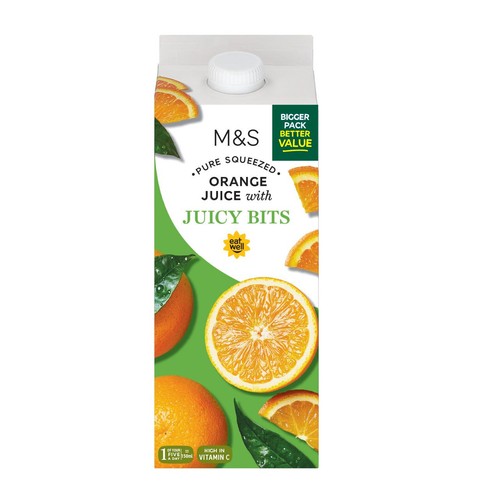 M&S Orange Juice with Bits