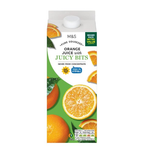 M&S Orange Juice with Bits thumbnail 2