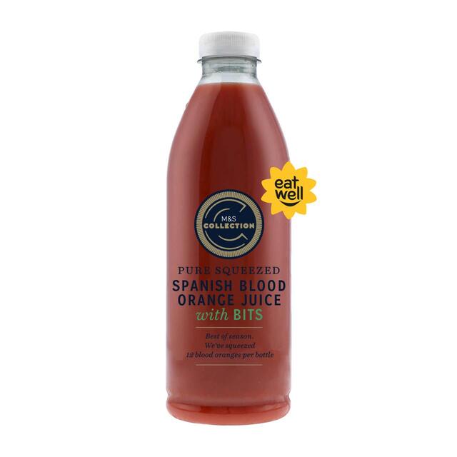 M&S Spanish Blood Orange Juice with Bits