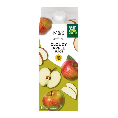 M&S Cloudy Apple Juice