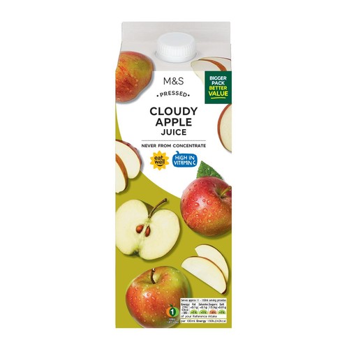 M&S Cloudy Apple Juice thumbnail 2