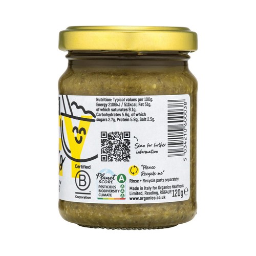Realfoods Organic Genovese Pesto thumbnail 3