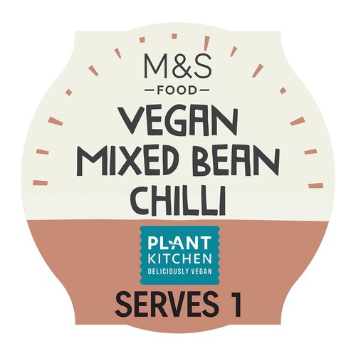 M&S Mixed Bean Chipotle Chilli with Spiced Rice