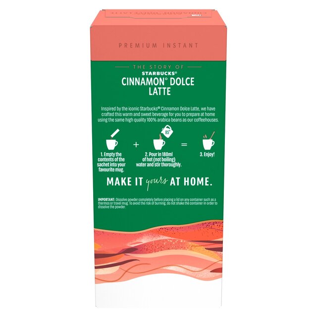Starbucks Frothy Mixes - Cinnamon Dolce 5 sachets thumbnail 4