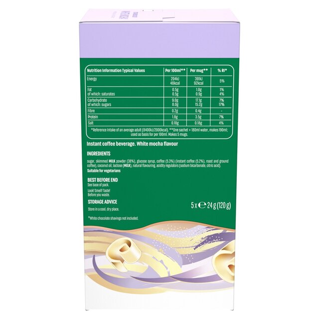 Starbucks Frothy Mixes - White Mocha 5 sachets thumbnail 4