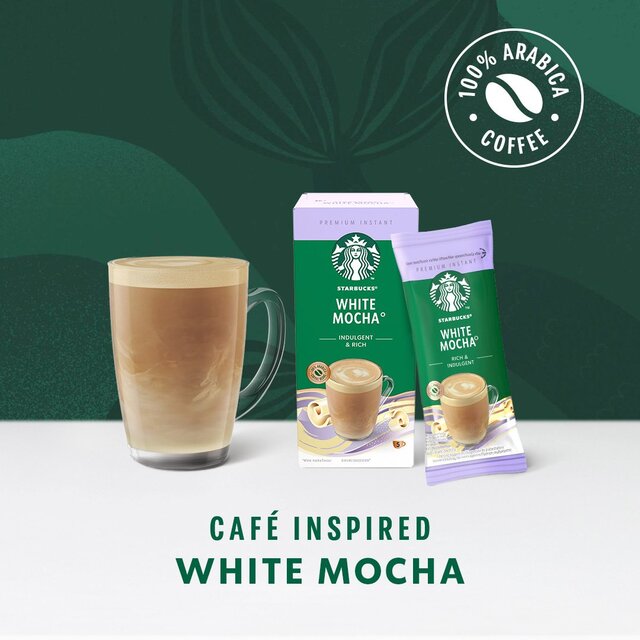 Starbucks Frothy Mixes - White Mocha 5 sachets thumbnail 7