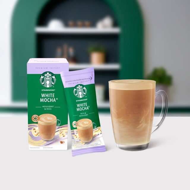 Starbucks Frothy Mixes - White Mocha 5 sachets thumbnail 8