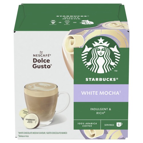 Starbucks by Nescafe Dolce Gusto White Mocha 6 Drinks