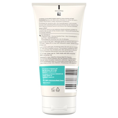 Aveeno Face Calm+Restore Gentle PHA Exfoliating Face Cleanser thumbnail 9