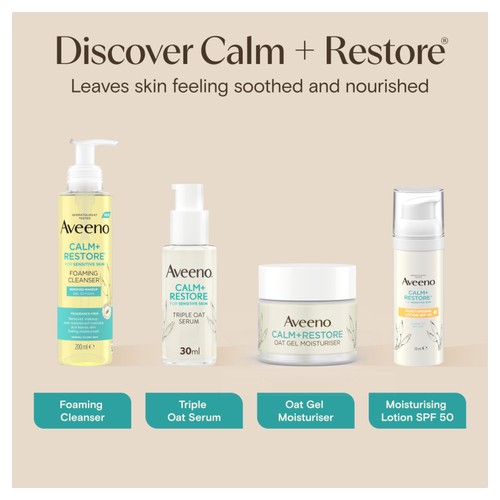 Aveeno Face Calm+Restore Oat Rich Balm Face Cream Moisturiser thumbnail 3