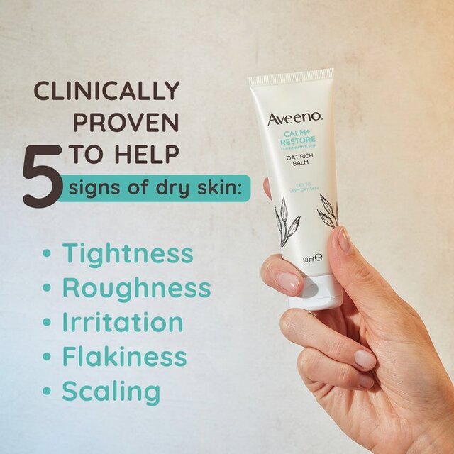 Aveeno Face Calm+Restore Oat Rich Balm Face Cream Moisturiser thumbnail 4