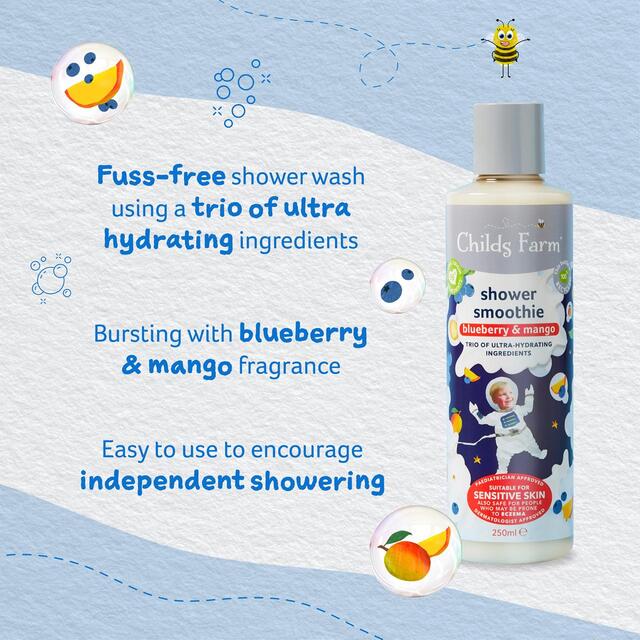 Childs Farm Shower Smoothie Blueberry & Mango thumbnail 4