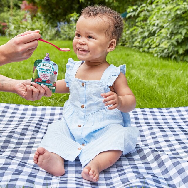 Heinz Immunity Support Baby Pouches, Blueberry Coconut & Oat 7M+ thumbnail 2