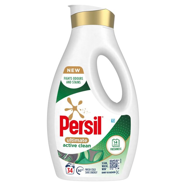 Persil Ultimate Active Clean Washing Liquid Laundry Detergent 34 Washes thumbnail 2