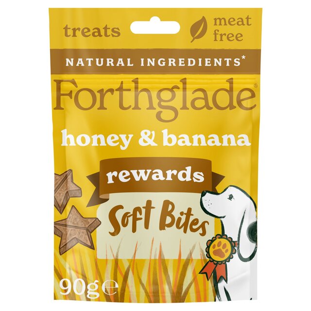 Forthglade Natural Functional Soft Bite Treats Plant Based Banana & Honey