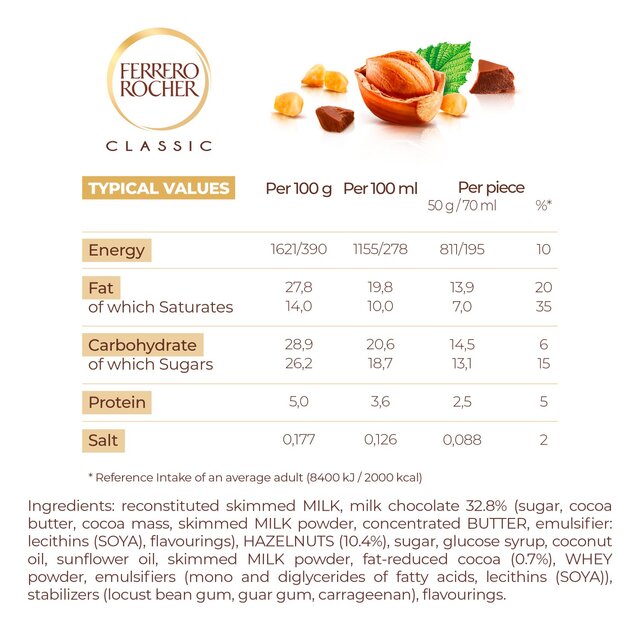 Ferrero Rocher Hazelnut Ice Cream Sticks thumbnail 6