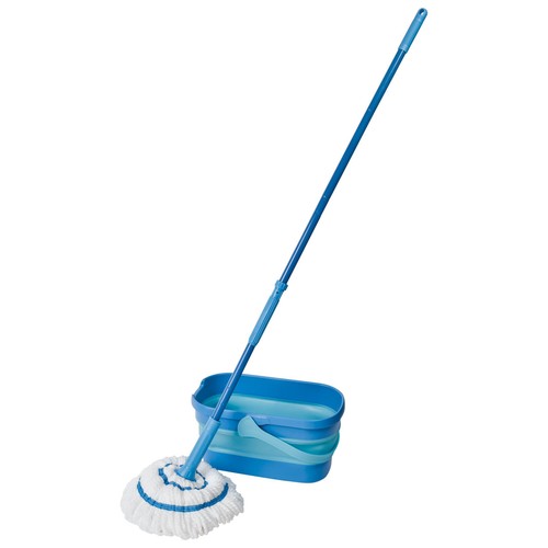Spontex Twist Microfibre Mop & Bucket Compact Kit thumbnail 2