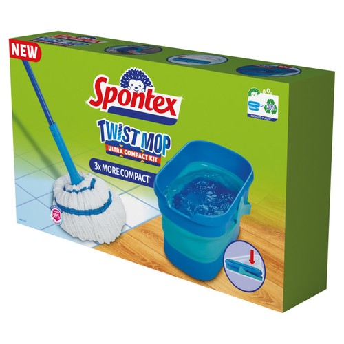 Spontex Twist Microfibre Mop & Bucket Compact Kit thumbnail 7