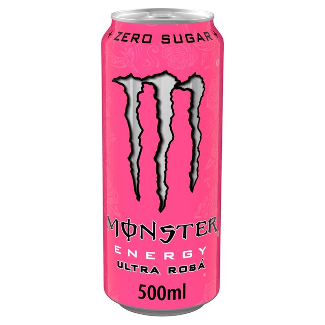 Monster Energy Drink Ultra Rosa Zero Sugar thumbnail 2