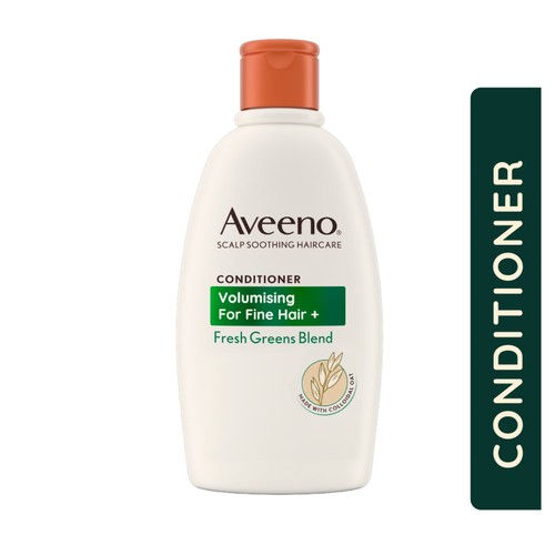 Aveeno Scalp Soothing Volumising Fresh Greens Conditioner for Fine Hair thumbnail 2