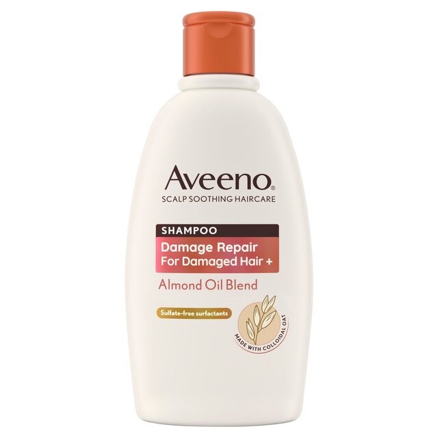 Aveeno Damage Repair Almond Oil Blend Shampoo for Damaged Hair