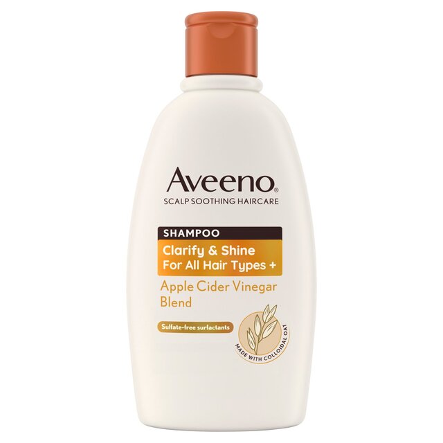 Aveeno Clarify & Shine Apple Cider Vinegar Shampoo for All Hair Types