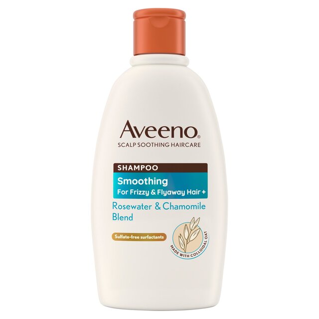 Aveeno Smoothing Rosewater & Chamomile Shampoo for Frizzy Flyaway Hair