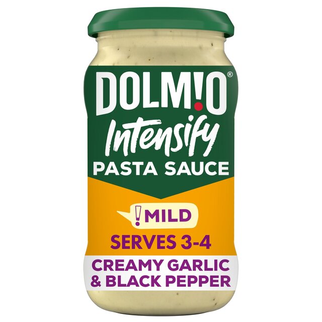 Dolmio Intensify Mild Creamy Garlic & Black Pepper Pasta Sauce