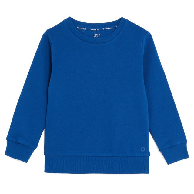 M&S Unisex Regular Fit School Sweatshirt, 3-14 Years, Royal Blue