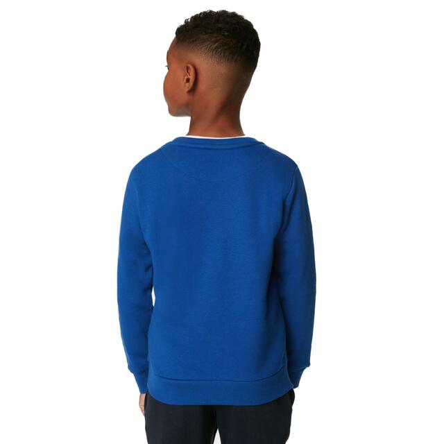 M&S Unisex Regular Fit School Sweatshirt, 3-14 Years, Royal Blue thumbnail 3