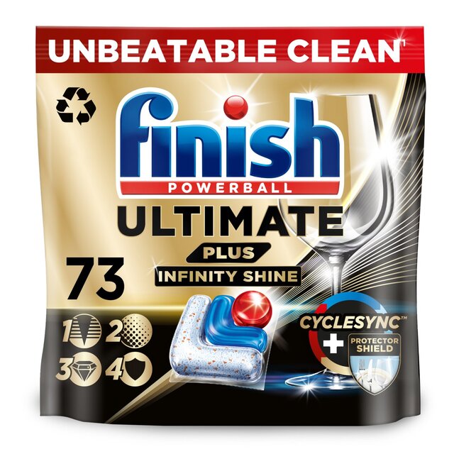 Finish Ultimate Infinity Shine Plus Dishwasher Tablets thumbnail 2