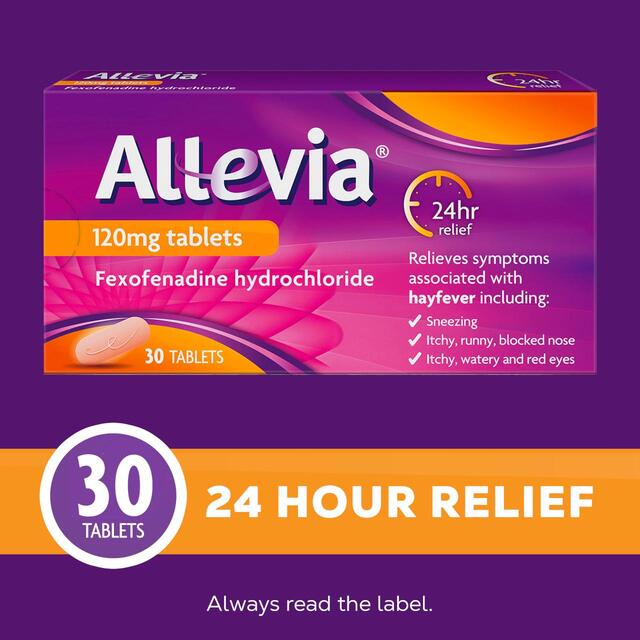 Allevia Hayfever Allergy Relief Tablets Fexofenadine thumbnail 3