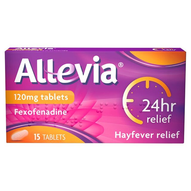 Allevia Hayfever Allergy Relief Tablets Fexofenadine