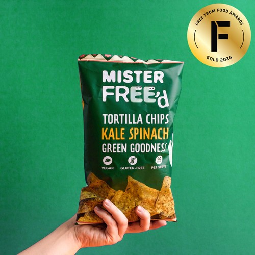 Mister Free'd Tortilla Chips with Kale Spinach thumbnail 3