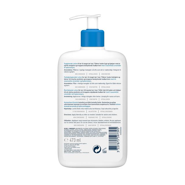CeraVe Moisturising Lotion with Ceramides for Dry to Very Dry Skin thumbnail 3