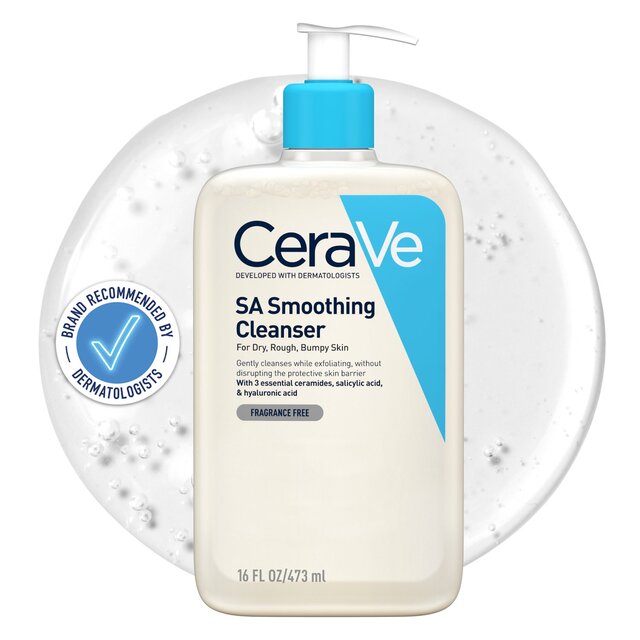 CeraVe SA Smoothing Cleanser with Salicylic Acid for Dry & Rough Skin thumbnail 2