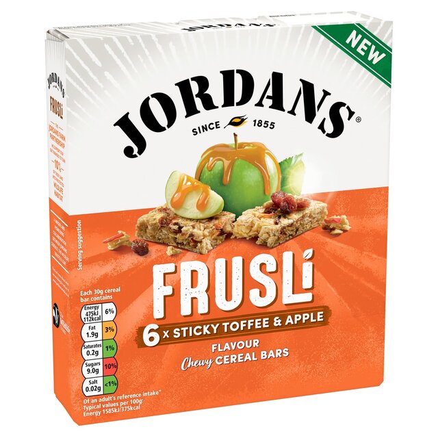 Jordans Frusli Sticky Toffee & Apple Cereal Bars thumbnail 3