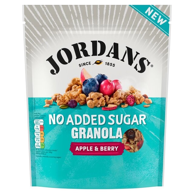Jordans No Added Sugar Apple & Berry Granola Breakfast Cereal thumbnail 2
